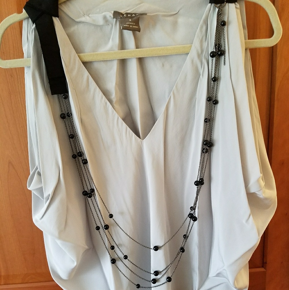Drapey Silk KENAR Top Size Small